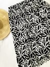 Ready Made Black & White Rayon Rachael Skirt with Free Postage 