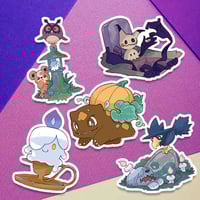 Image 2 of Gengar Family Stickers