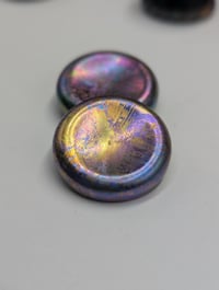 Image 3 of Pre-order Custom Crystallized Titanium Button Dish/3S Etched 