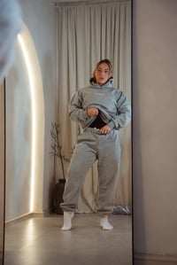 Image 7 of UPerform Rest Day Joggers- Grey Core Marl