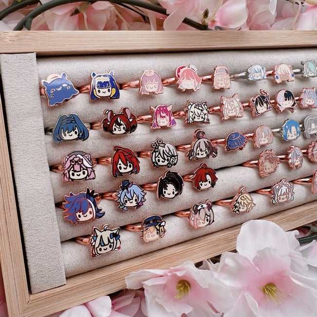 Enamel Rings [ Hololive / Holostars ]