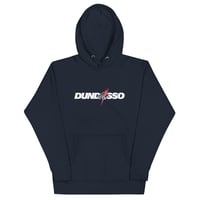 Image 2 of DUNDASSO NEVER DIE HOODIE (White Graphic)