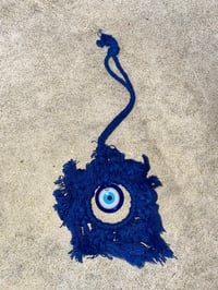 Image 1 of blue evil home decor