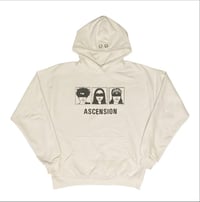 THE 3 HEADS HOODIE (white)