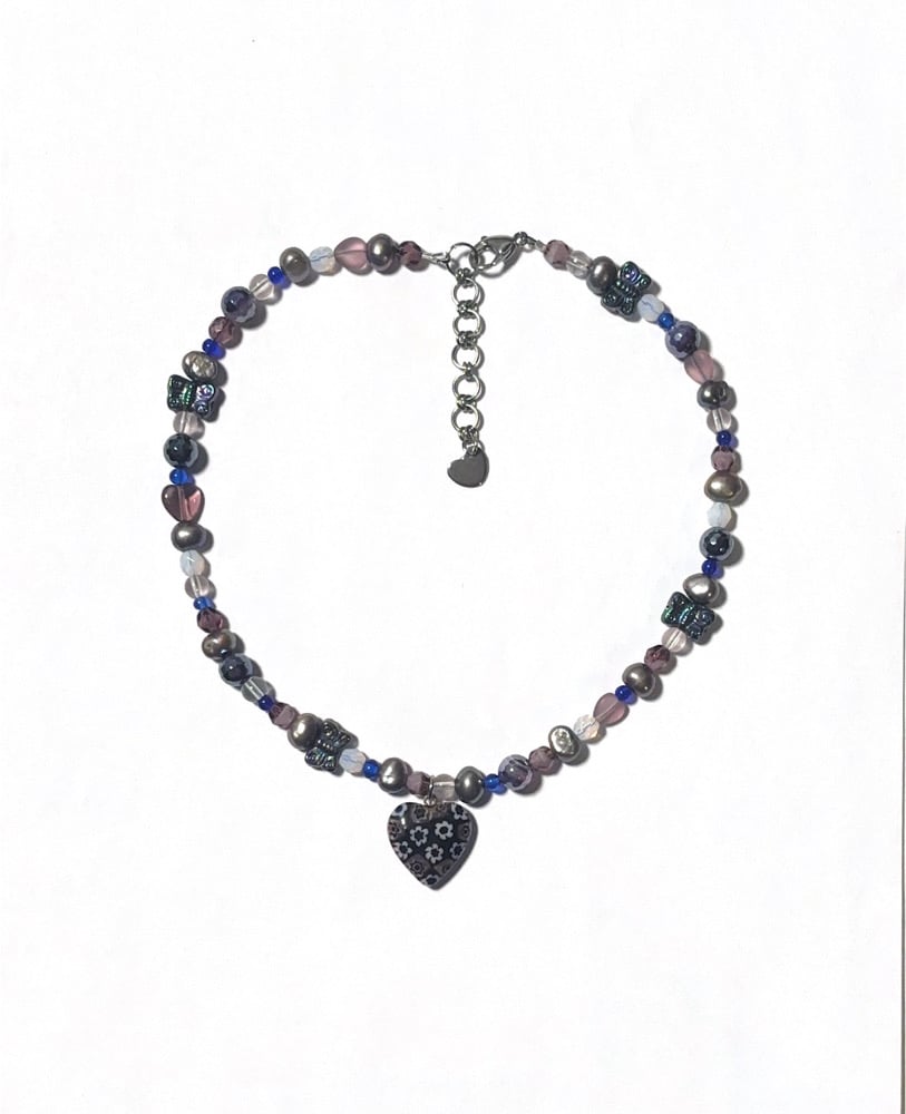 Image of purple butterflies