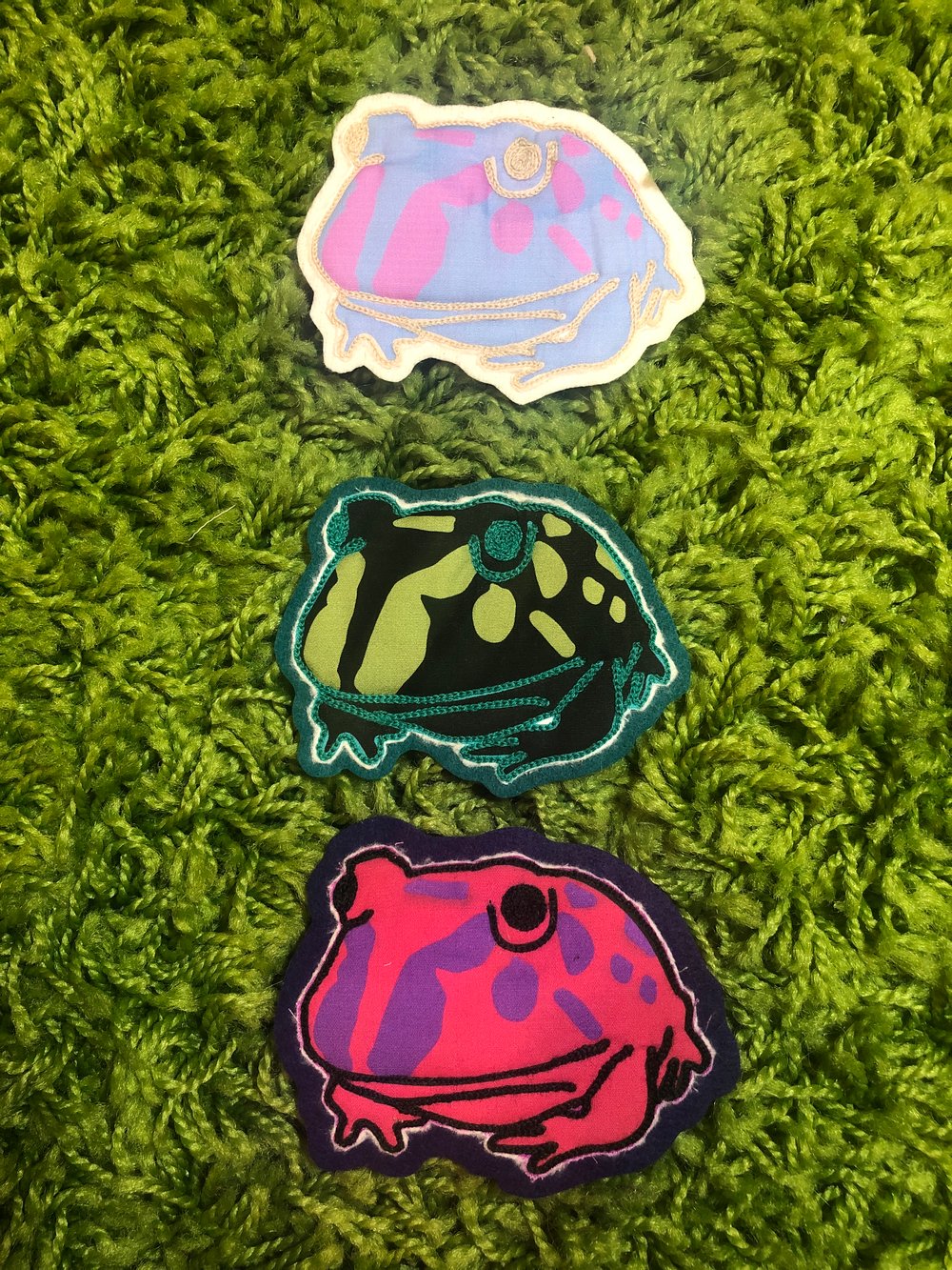 Image of Thicc Frog Chainstitch Patch