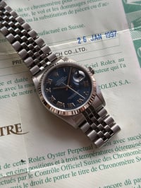 Image 3 of Rolex Datejust 16234 Blue Roman