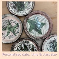 Image 1 of Family class, preserve those drawings on a set of plates.