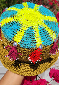 Image 5 of Sun Crochet Cosmic Cap