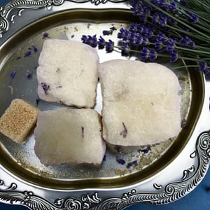 Image of Lavender Sugar Scrub Cubes