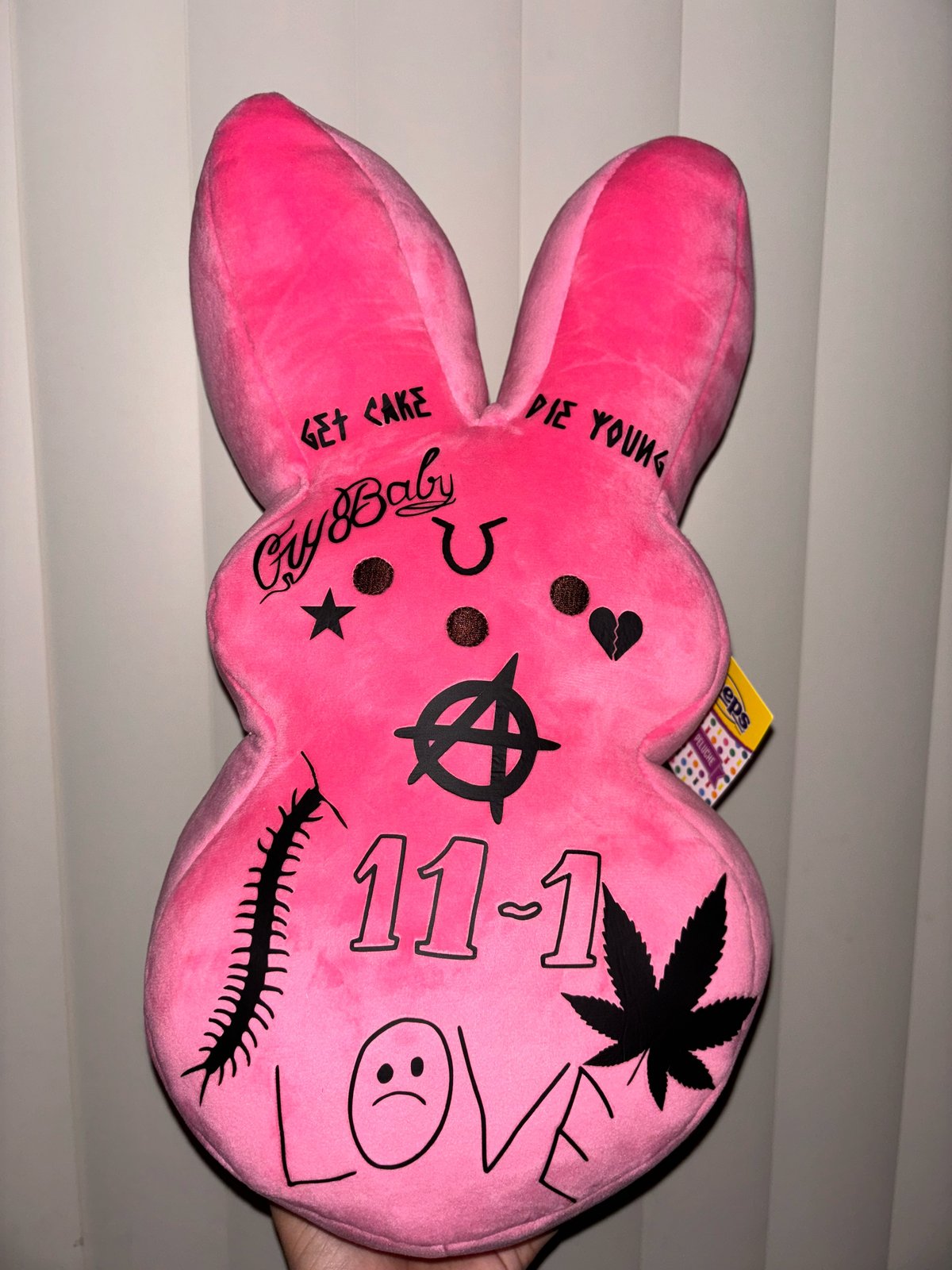 Pink deals peep pillow