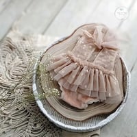 Image 3 of Photoshoot newborn body-dress - Sisi - beige