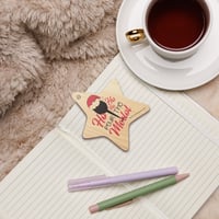 Image 4 of Wooden ornaments ho ho ho pour the merlot