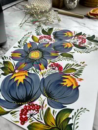 Image 1 of Petrykivka florals