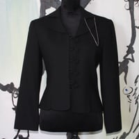 Image 1 of Lace up Blazer (Neon Green) 