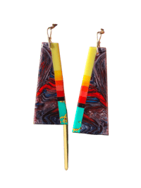 Image 1 of Canyon Dawn Inlay Earrings 