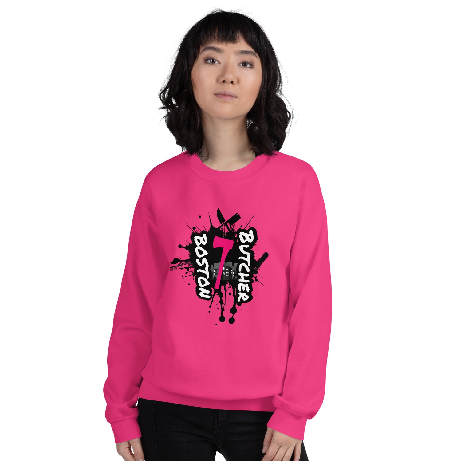 Image of Officially licensed Boston Butcher Unisex Sweatshirt