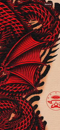 Image 4 of BLOOD DRAGÓN FINE ART PRINT A3+