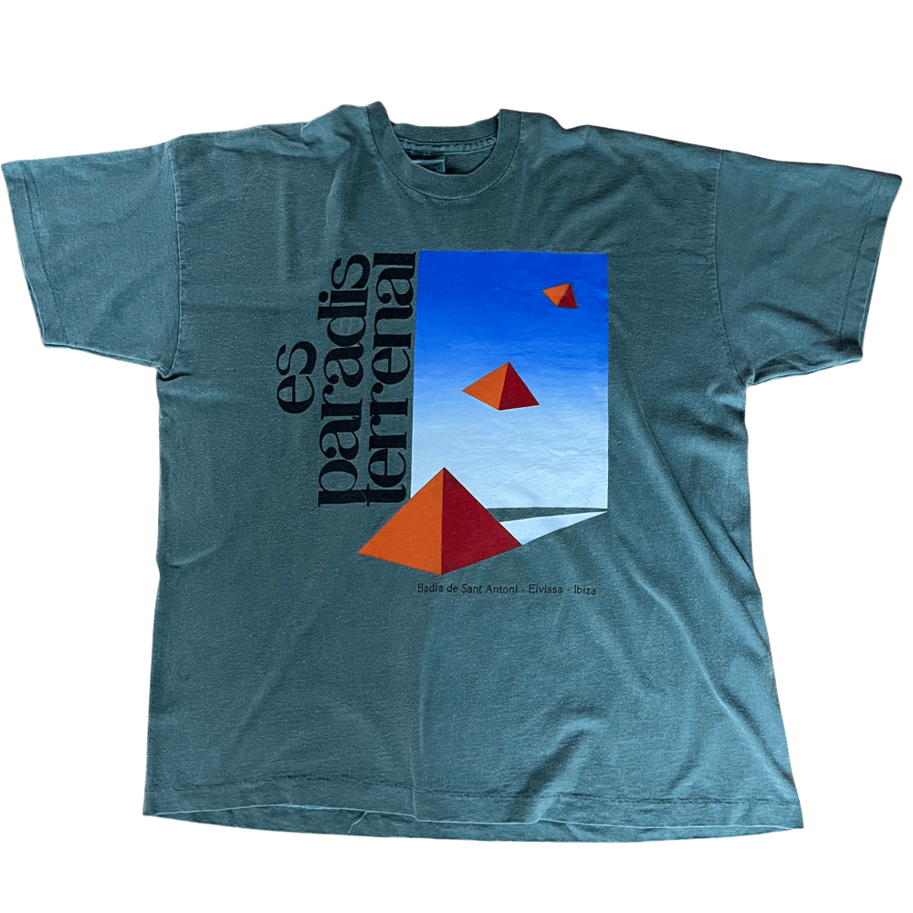 Image of Early 90s Es Paradis Ibiza T Shirt: XXL