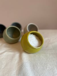 Image 1 of Salt pig - yellow