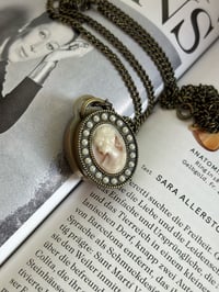 Image 2 of Cameo Necklace with Hidden Watch