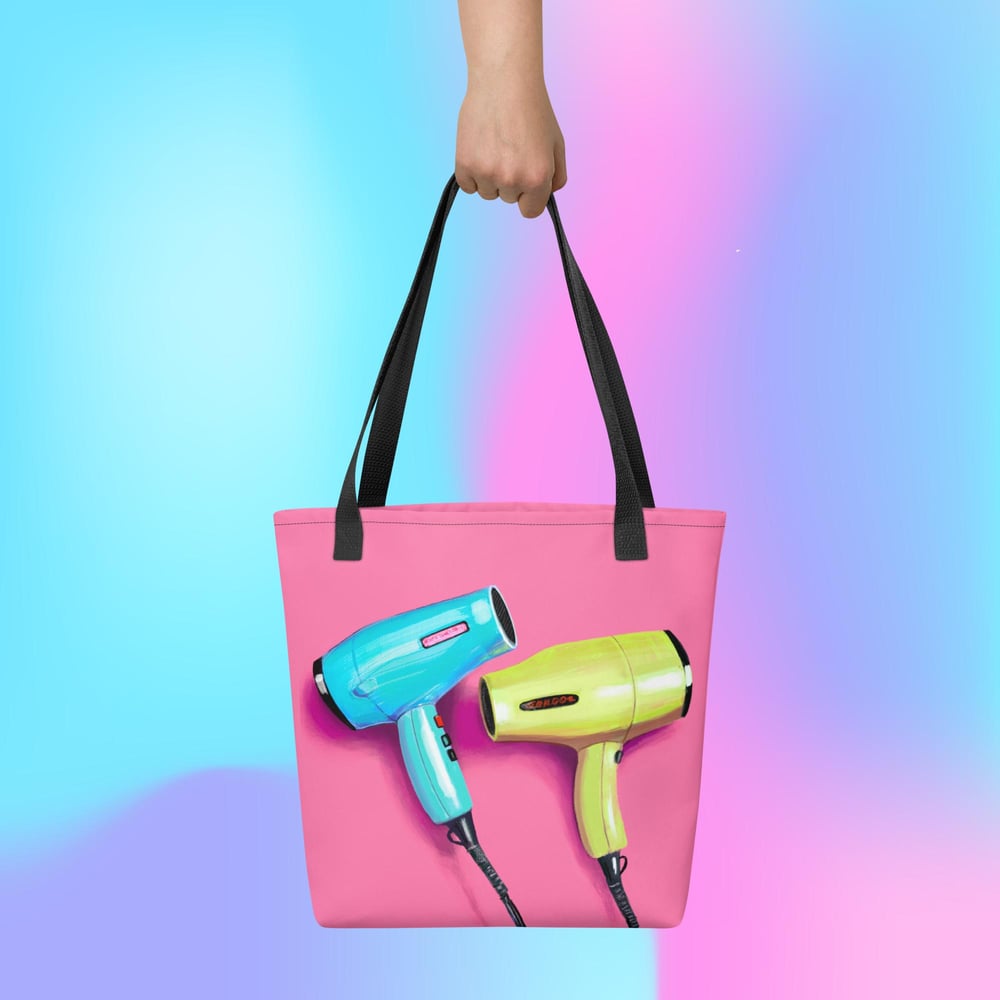 Image of Retro Hairdryers Tote bag