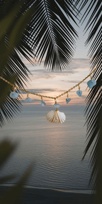 Image 1 of Ocean Mist Drops Necklace