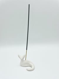 Image 1 of Milky white Incense Cat 
