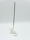 Milky white Incense Cat 