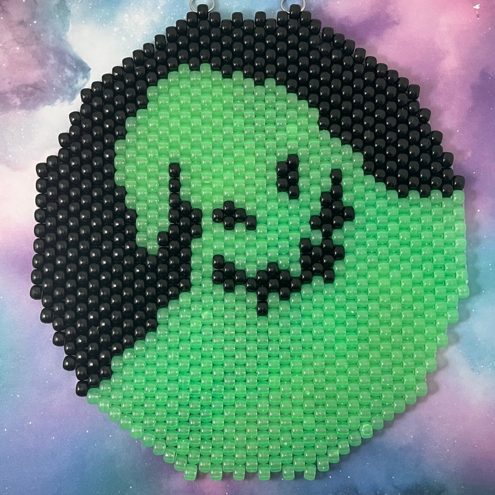 Image of Oogie Boogie Beaded Kandi Tapestry