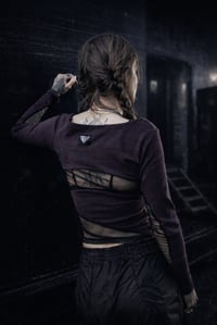 Image 3 of LIMA longsleeve, purple/mesh