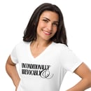 Image 1 of Unconditionally & Irrevocably Women’s V Neck