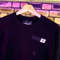 Image 2 of Extreme Culture® - (SMALL) Exclusive Crewneck Jumper Repeat Black