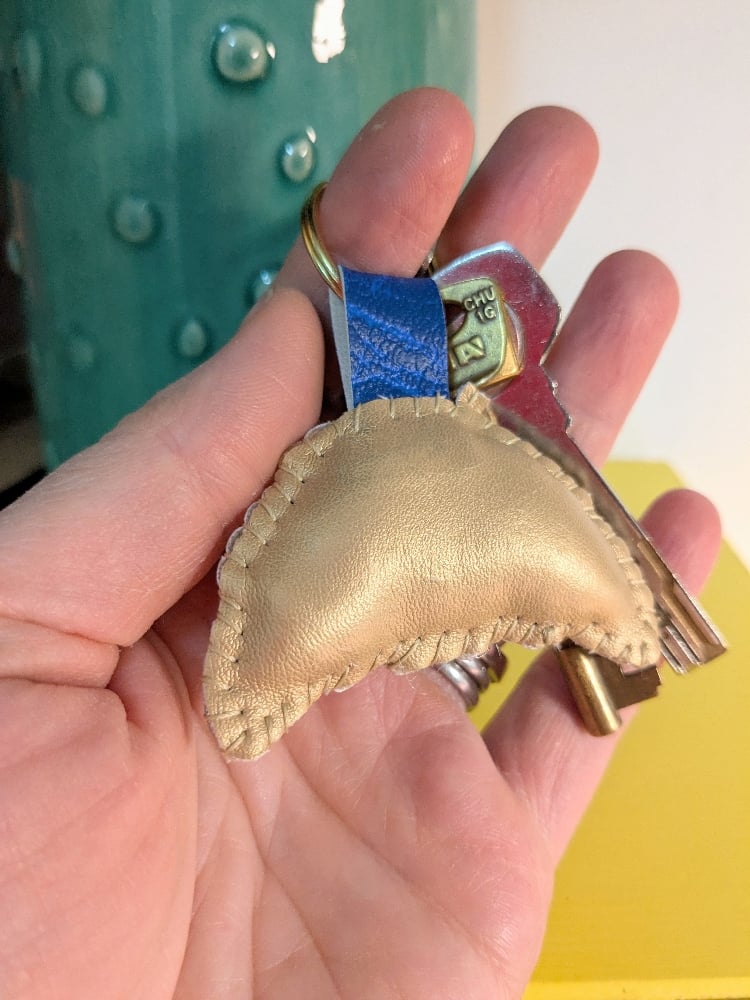 Image of French Croissant Keyring