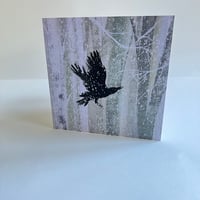 Image 3 of Set of 'Winter Birds' Luxury Greetings Cards