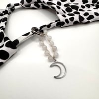 Image 2 of Snow Quartz Moon Bikini Charm