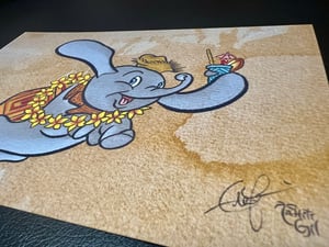 Image of 5x7" "Dumbo goes Tiki" Inspired Print
