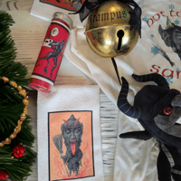 Image 4 of Krampus Holiday Gift Box Spooky Christmas Krampusnacht Naughty or Nice