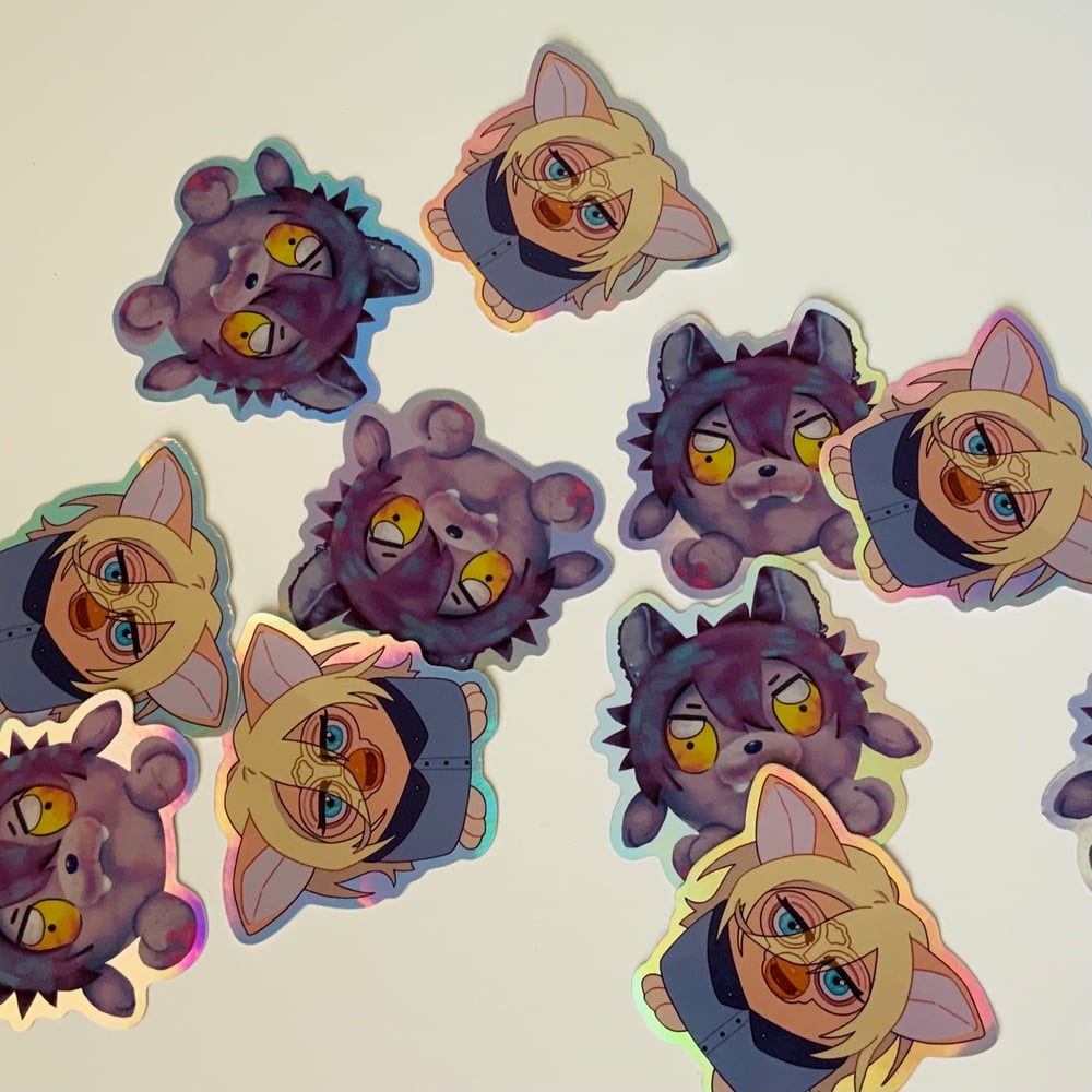 2.5” Koga Ball and Eichi Furby Stickers