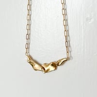 Image 1 of Melt Twist Necklace -18ct Gold Plated 