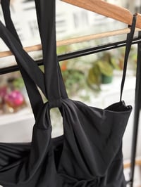 Image 2 of  Black aqua cocktail dress