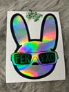 Bad Bunny x Ferxxo Holographic Car Decal