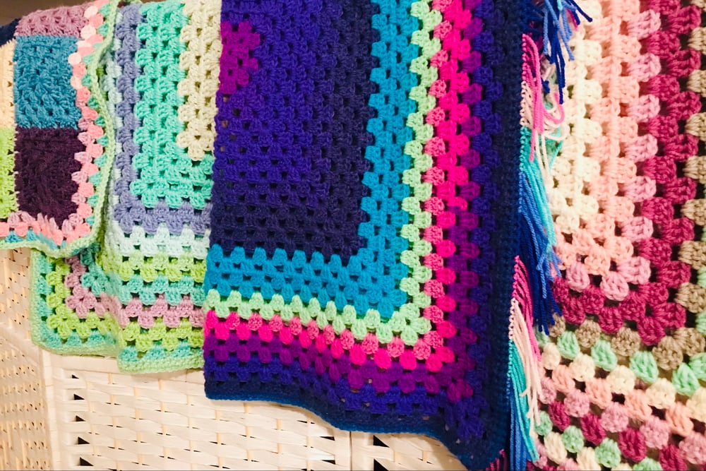 Image of Learn to Crochet a Granny Square Blanket continuously in the round. Sunday 8th October 10:30-12:30