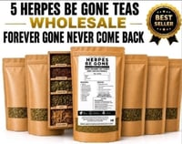 Image 1 of 3 BAGS OR 5 BAGS WHOLESALE HERPES BE GONE TEA