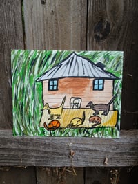 Image 4 of Dogs And Cat On Porch