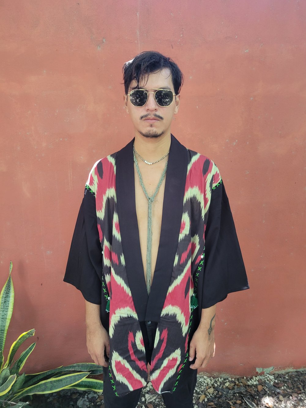 Image of Runes Ikat Kimono Copy