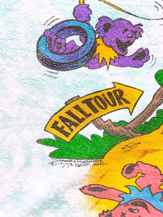 Grateful Dead 1993 ‘Rise and Fall Tour’ T-Shirt - Size XL