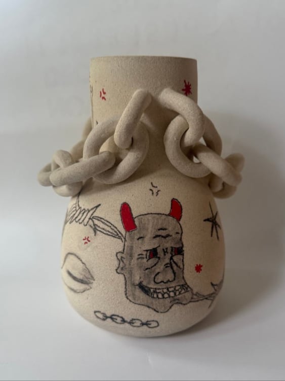 Large Sketch Vase