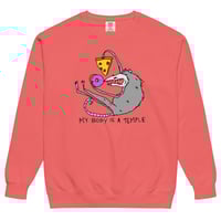 Image 6 of temple Unisex garment-dyed sweatshirt 