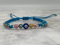 Image 1 of COLORFUL  EYE BRACELETS light blue 